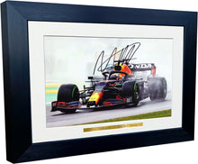 Load image into Gallery viewer, Kitbags & Lockers A4 12x8 Max Verstappen Red Bull Signed Photo Photograph Picture Formula 1 F1 Celebration