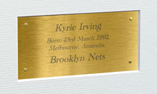 Load image into Gallery viewer, 12x8 A4 Kyrie Irving Brooklyn Nets Autographed Signed Photo Photograph Picture Frame Basketball Poster Gift G