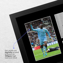 Load image into Gallery viewer, HWC Trading FR A4 Yaya Toure Manchester City Man City Gifts Printed Signed Autograph Picture for Football Fans and Supporters - A4 Framed