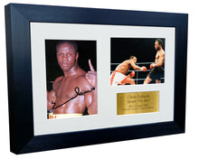 Load image into Gallery viewer, 12x8 A4 Chris Eubank Snr "Simply The Best" Autographed Signed Photo Photograph Picture Frame Boxing Poster Gift Triple Gold