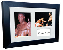 Load image into Gallery viewer, 12x8 A4 Chris Eubank Snr "Simply The Best" Autographed Signed Photo Photograph Picture Frame Boxing Poster Gift Triple
