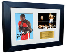 Load image into Gallery viewer, 12x8 A4 Frank Bruno "True Brit" Autographed Signed Photo Photograph Picture Frame Boxing Poster Gift Triple Gold