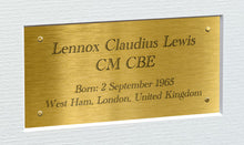 Load image into Gallery viewer, 12x8 A4 Lennox Lewis Autographed Signed Photo Photograph Picture Frame Boxing Poster Gift Triple Gold