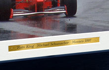 Load image into Gallery viewer, 12x8 A4 Michael Schumacher RAIN KING Monaco 1997 Grand Prix Ferrari F310B Car Autographed Signed Signature Photo Photograph Picture Frame Racing Formula 1 F1 Poster Gift 2
