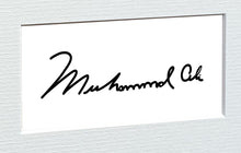 Load image into Gallery viewer, 12x8 A4 Muhammad Ali "The Greatest" Autographed Signed Photo Photograph Picture Frame Boxing Poster Gift Triple