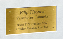 Load image into Gallery viewer, 12x8 A4 Filip Hronek Vancouver Canucks NHL Autographed Signed Photo Photograph Picture Frame Ice Hockey Poster Gift Triple G
