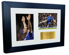 Load image into Gallery viewer, 12x8 A4 Frank Lampard Chelsea Autographed Autograph Signed Signature Photograph Photo Picture Frame Football Soccer Poster Gift Triple G