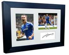 Load image into Gallery viewer, 12x8 A4 John Terry Chelsea Autographed Autograph Signed Signature Photograph Photo Picture Frame Football Soccer Poster Gift Triple
