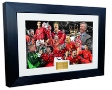 Load image into Gallery viewer, "SIR ALEX FERGUSON YEARS" Cantona-Ronaldo-Beckham-Giggs-Rooney-Scholes Manchester United Photo Picture Signed