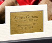 Load image into Gallery viewer, Steven Gerrard  A4 Signed "THE GERRARD YEARS" Liverpool FC Autographed Photo Photograph Picture Frame