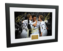 Load image into Gallery viewer, "Tottenham Hotspur vs Madrid 3-1" Signed Harry Kane Dele Alli Eriksen Spurs Photo Picture