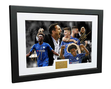 Load image into Gallery viewer, Signed Giroud Mount Lampard Willian Abraham Chelsea Photo Photograph Picture Frame