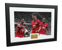Load image into Gallery viewer, Signed Marcus Rashford Daniel James Anthony Martial Manchester United Photo Picture Soccer