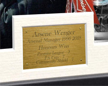 Load image into Gallery viewer, "WENGER YEARS" Signed Arsenal Henry Vieira Bergkamp Wright Walcott Photo Picture Soccer
