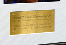 Load image into Gallery viewer, 12x8 A4 Floyd Mayweather Autographed Photo Photograph Picture Frame