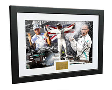 Load image into Gallery viewer, "6 Times World Champion" Lewis Hamilton Photo Photograph Picture Motor Sport Formula 1 F1