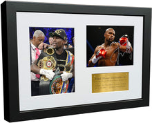 Load image into Gallery viewer, 12x8 A4 Floyd Mayweather Autographed Photo Photograph Picture Frame