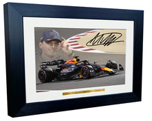 Load image into Gallery viewer, A4 12x8 Max Verstappen 2024 Red Bull Racing Signed Photo Photograph Picture Formula 1 F1