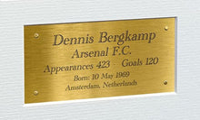 Load image into Gallery viewer, 12x8 A4 Signed Dennis Bergkamp Arsenal Autographed Autograph Signed Signature Photograph Photo Picture Frame Football Soccer Poster Gift G