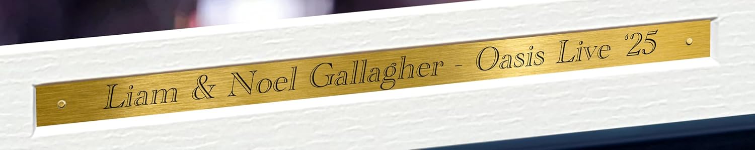 Kitbags & Lockers 12x8 A4 Liam Gallagher Noel Gallagher Oasis Live 25 2025 Music Popstar Indie Band Autographed Signed Photo Photograph Picture Frame Poster Gift 5
