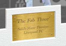 Load image into Gallery viewer, &#39;The Fab Three&#39; - Mohamed Mo Salah Sadio Mane Roberto Firmino 12x8 A4 Signed Liverpool - Autographed Photo Photograph Picture Frame Gift