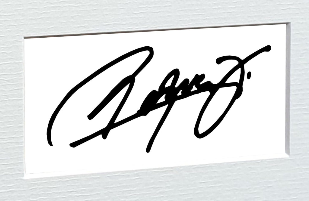 12x8 A4 Neymar Jr Al-Hilal SFC Signed Autograph Photo Photograph Picture Frame Poster Gift Triple