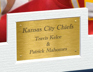 Kitbags & Lockers 12x8 A4 Travis Kelce & Patrick Mahomes Kansas City Chiefs American Football NFL Autographed Signed Photo Photograph Picture Frame Poster Gift