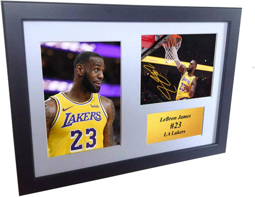 Kitbags & Lockers LeBron James - LA Lakers - 12x8 A4 Autographed Photo Photograph Signed Picture Frame Gift Basketball