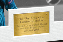 Load image into Gallery viewer, Kitbags &amp; Lockers 12x8 A4 Cristiano Ronaldo The Overhead Goal Bicycle Kick Real Madrid vs Juventus Signed Autograph Photo Photograph Picture Frame Poster Gift