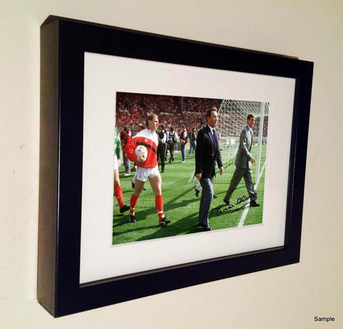 Kitbags & Lockers Signed Brian Clough At Wembley Nottingham Forest Autographed Photo Picture Frame