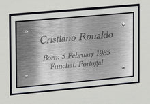 Load image into Gallery viewer, Large A3+ Signed CR7 Cristiano Ronaldo Real Madrid Display Autographed Signature Photo Photograph Picture Frame Football Soccer Poster Gift Manchester United Juventus Al-Nassr Portugal (Cream Mount)