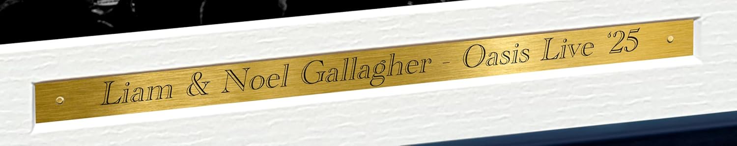 Kitbags & Lockers 12x8 A4 Liam Gallagher Noel Gallagher Oasis Live 25 2025 Music Popstar Indie Band Autographed Signed Photo Photograph Picture Frame Poster Gift 4