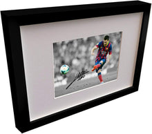 Load image into Gallery viewer, Kitbags &amp; Lockers Signed Lionel Messi Barcelona Photo Photograph Picture Frame Autograph Football