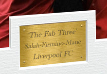 Load image into Gallery viewer, FAB THREE - Roberto Firmino Mohamed Mo Salah Sadio Mane 12x8 A4 Signed Liverpool FC - Autographed Photo Photograph Picture Frame Gift