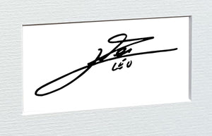 12x8 A4 Lionel Messi Argentina Barcelona Autographed Autograph Signed Signature Photograph Photo Picture Frame Football Soccer Poster Gift Triple