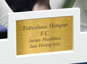 12x8 A4 Signed James Maddison Son Heung-min Tottenham Hotspur F.C. Spurs Autographed Autograph Signed Photograph Photo Picture Frame Football Soccer Poster Gift
