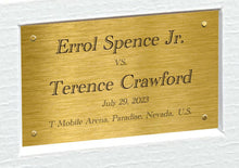 Load image into Gallery viewer, Kitbags &amp; Lockers Terence Crawford Vs Errol Spence Jr. Boxing Autographed Signed 12x8 A4 Photo Photograph Picture Frame Poster Gift KD