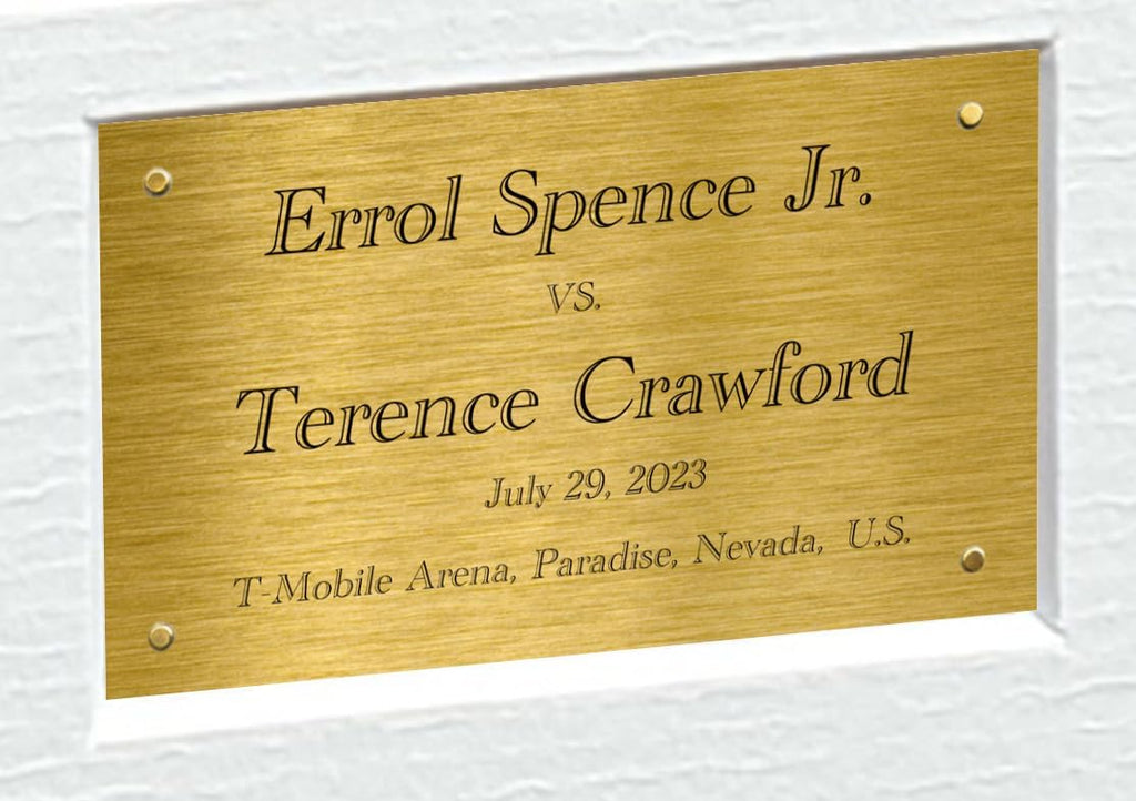 Kitbags & Lockers 12x8 A4 Terence Crawford Vs Errol Spence Jr. Boxing Fight Signed Autographed Autograph Photo Photograph Picture Frame LJ BA