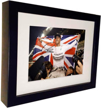 Load image into Gallery viewer, Kitbags &amp; Lockers Lewis Hamilton Signed 2014 F1 Formila 1 Champion Autographed Photo Photograph Picture Frame