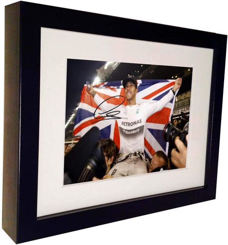 Kitbags & Lockers Lewis Hamilton Signed 2014 F1 Formila 1 Champion Autographed Photo Photograph Picture Frame