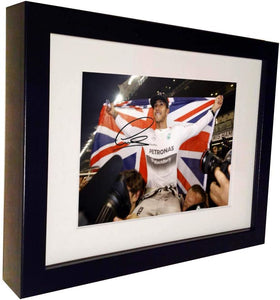 Kitbags & Lockers Lewis Hamilton Signed 2014 F1 Formila 1 Champion Autographed Photo Photograph Picture Frame