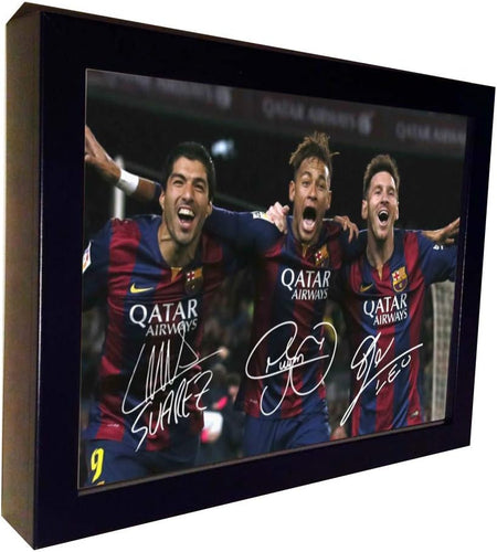 Kitbags & Lockers 12x8 Signed Neymar Jr. Lionel Messi Suarez Barcelona Photo Photograph Picture Frame Autograph Football
