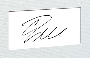 12x8 A4 Cristiano Ronaldo Real Madrid Autographed Autograph Signed Signature Photograph Photo Picture Frame Football Soccer Poster Gift
