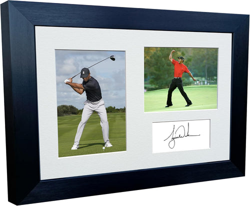 Kitbags & Lockers Tiger Woods US Open PGA Tour Champion Masters Golf Autographed Signed 12x8 A4 Photo Photograph Picture Frame Poster Gift Triple