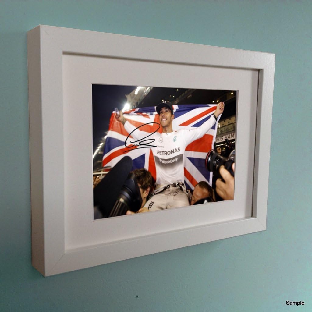 Kitbags & Lockers Lewis Hamilton Signed 2014 F1 Formila 1 Champion Autographed Photo Photograph Picture Frame