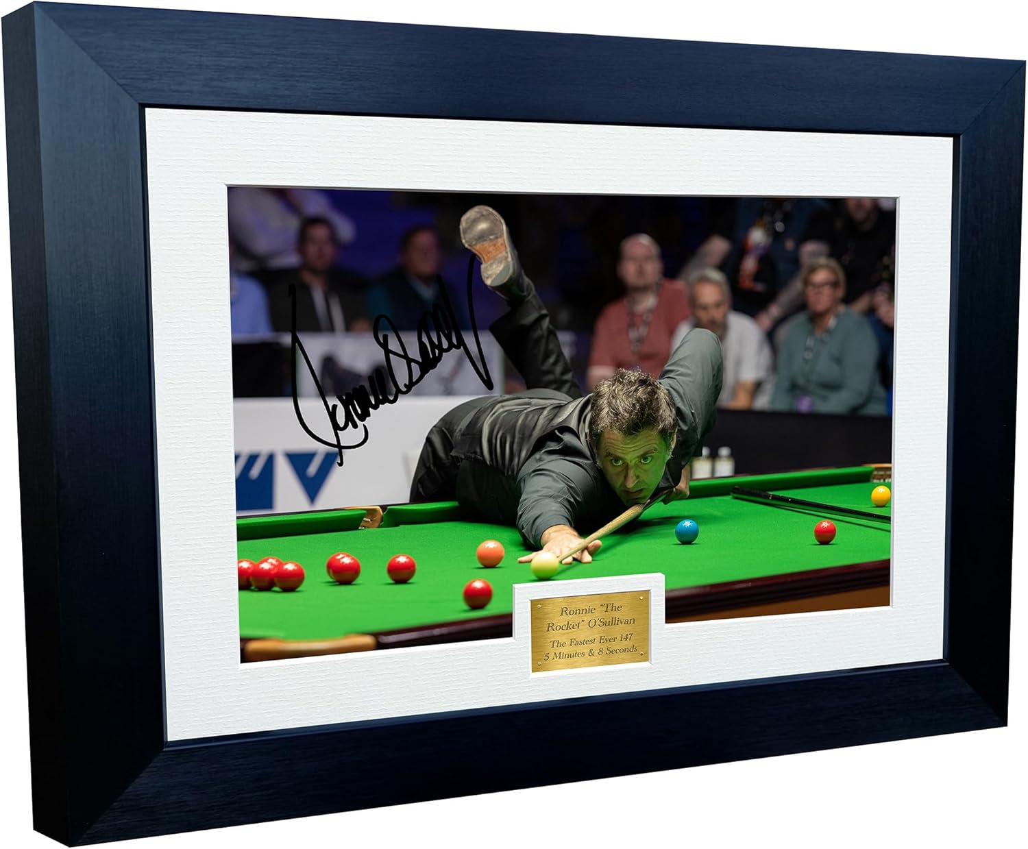 Kitbags & Lockers 12x8 A4 Ronnie O'Sullivan The Rocket World Snooker Champion Winner Fastest 147 Autographed Signed Photo Photograph Picture Frame Poster Gift