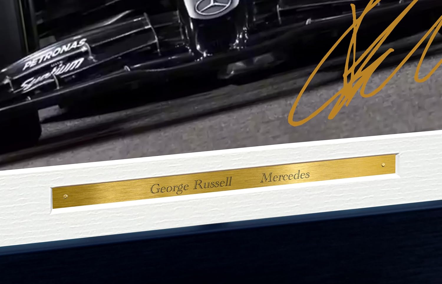 Kitbags & Lockers 12x8 A4 George Russell Grand Prix Mercedes AMG Petronas Car Autographed Signed Signature Photo Photograph Picture Frame Racing Formula 1 F1 Poster Gift 4