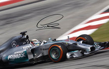 Load image into Gallery viewer, Kitbags &amp; Lockers Lewis Hamilton Signed 2014 F1 Formila 1 Champion Autographed Photo Photograph Picture Frame