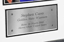 Load image into Gallery viewer, MVP Black or White Steph Stephen Curry Golden State Warriors Signed Autographed Photo Photograph Picture Frame Basketball Poster Gift (Off White Mount)