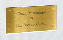 Load image into Gallery viewer, 12x8 A4 Signed Triple Bruno Fernandes Manchester United Autographed Photo Photograph Picture Frame Football Soccer Poster Gift